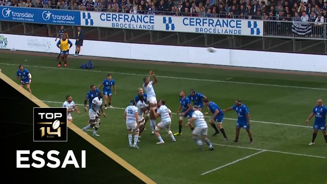 TOP 14 - Essai de Feleti Kaitu'u (R92) - RC Vannes - Racing 92