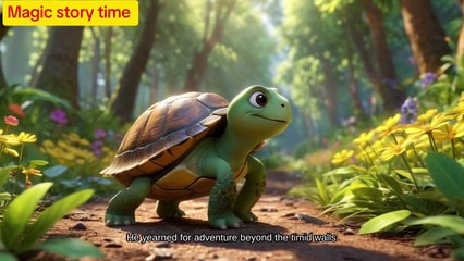 "The Brave Little Turtle Who Outsmarted a Wolf! | Terry’s Adventure Story for Kids"