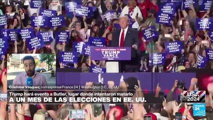 Informe desde Washington: Trump regresa al lugar donde un hombre armado intentó asesinarlo