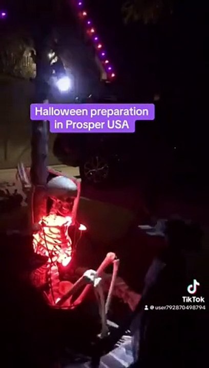 Halloween  day Preparation in Prosper USA