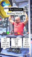Best food for building muscles!