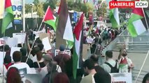 Filistin Direnişine Destek İçin Yürüyüş Düzenlendi