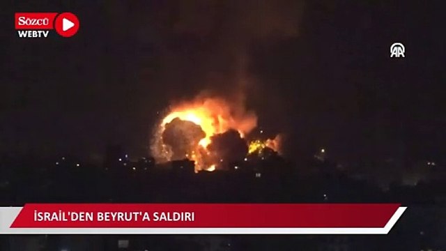 İsrail ordusu, Beyrut'un güneyindeki Dahiye bölgesine saldırı düzenledi