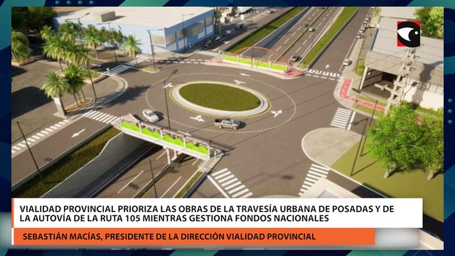 Vialidad Provincial prioriza las obras de la Travesía Urbana de Posadas y de la autovía de la ruta 105 mientras gestiona fondos nacionales