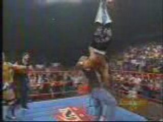WWE - Goldberg Jackhammers Hulk Hogan through a table
