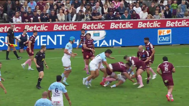TOP 14 - Essai de Rodrigo Bruni (AB) - Union Bordeaux-Bègles - Aviron Bayonnais