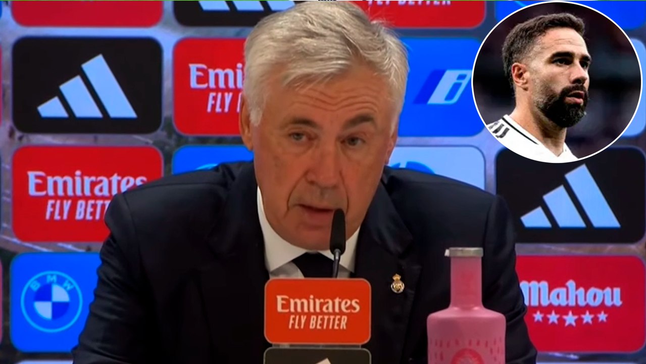 Ancelotti es pesimista con la lesión de Carvajal: "Parece una lesión bastante seria"