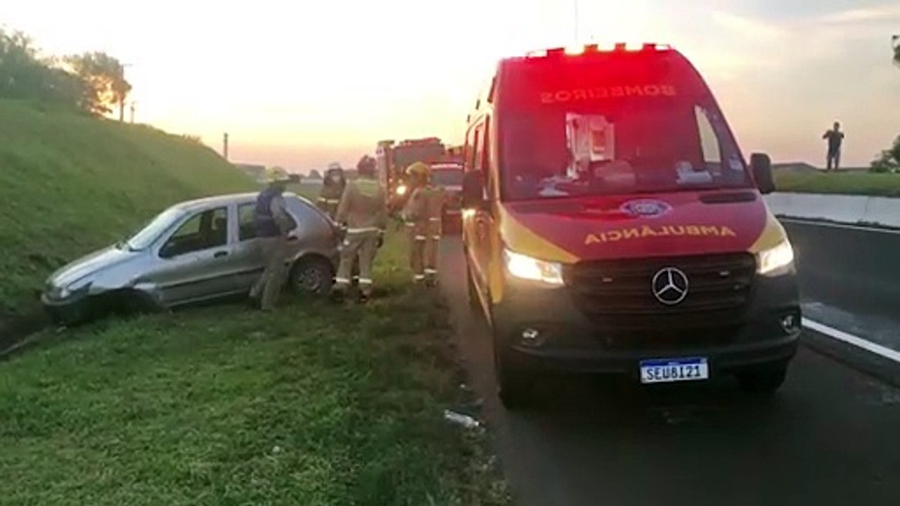 Motorista perde o controle da direção na PRc-467