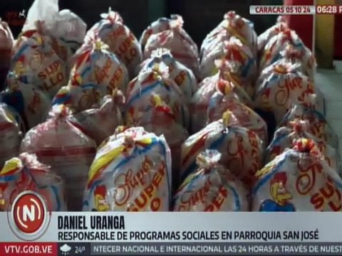 Caracas | 400 Abuelos y abuelas fueron beneficiados con la entrega de alimentos de forma gratuita