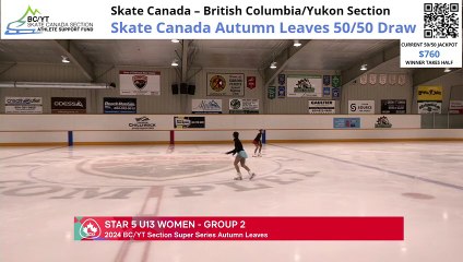 STAR 5 Women U13 Free Program - Group 2 - RINK 1 - 2024 BC/YT Section Super Series Autumn Leaves (22)