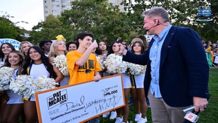 Cal Student Makes $100,000 Field Goal in Electric Pat McAfee Contest Moment at  “College Game Day”