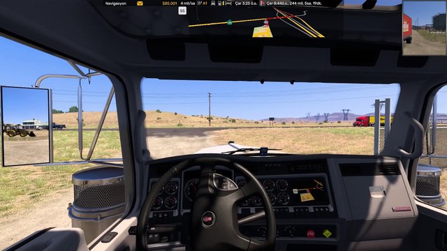 Buttermilk - Origin: Huron * Destination: Barstow - #Kenworth W900 #Trucks - American Truck Simulator