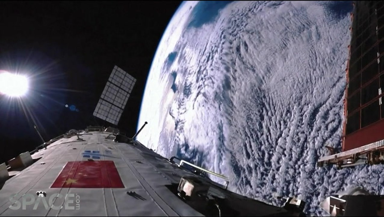 Watch How: Astronauts On Board Tiangong Setting Up Lab Module On Space Station