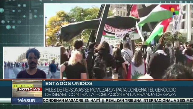 Miles de personas condenaron el genocidio de Israel contra la población de la Franja de Gaza