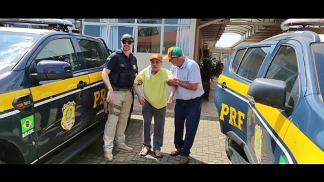 Idosos tem dia “diferente” em atividade realizada pela PRF em Cascavel