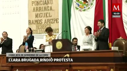 Clara Brugada rinde protesta como jefa de Gobierno de CdMx