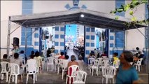 Padre critica desrespeito de candidato em carreata que interrompeu novena de Nossa Senhora do Rosário