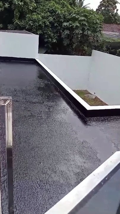 Cara memperbaiki atap dak beton yang bocor dan rembes menggunakan aspal emulsion | Sam Waterproofing