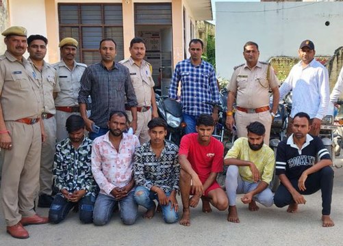 मोटरसाइकिल चोर गिरोह का पर्दाफाश, 23 बाइक बरामद की