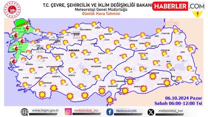 Meteoroloji'den Sağanak Yağış Uyarısı