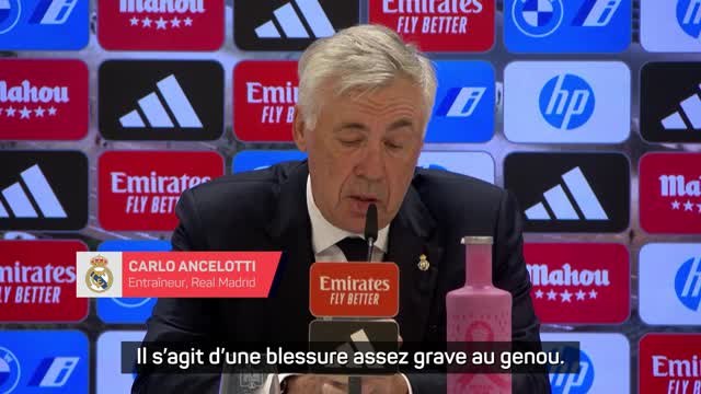 Real Madrid - Ancelotti : Pour Carvajal, il s'agit d'une blessure assez grave au genou