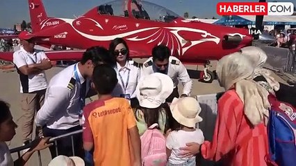 Pilotaj Öğrencileri TEKNOFEST'te Uçakları Tanıttı
