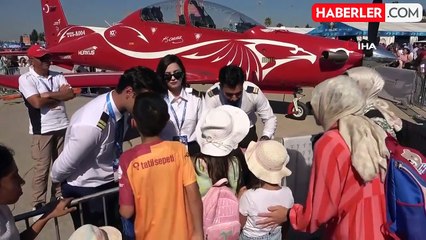 Pilotaj Öğrencileri TEKNOFEST'te Uçakları Tanıttı