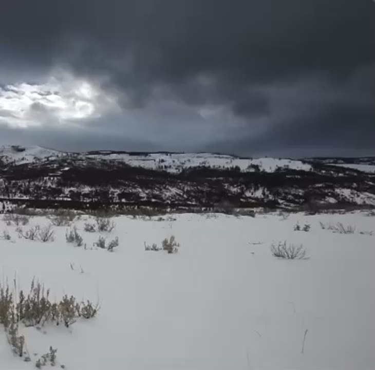 Calming Mountain Wind Turbines