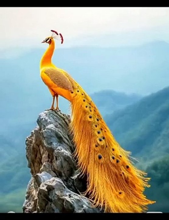 Yellow Peacock beautiful