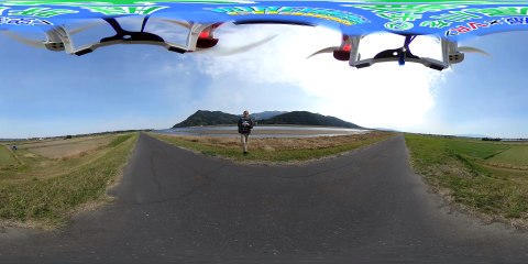 ＜空撮×VR＞肝属川を空中散歩②＜ドローンVRテスト＞2020.3.17