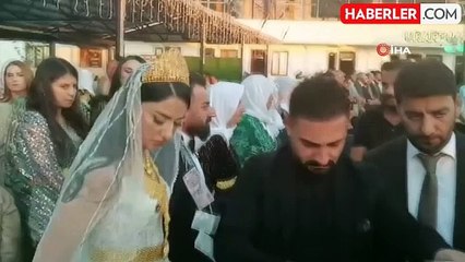 Aşiret düğününde damada 10 milyon TL, geline 4 kilo altın takıldı
