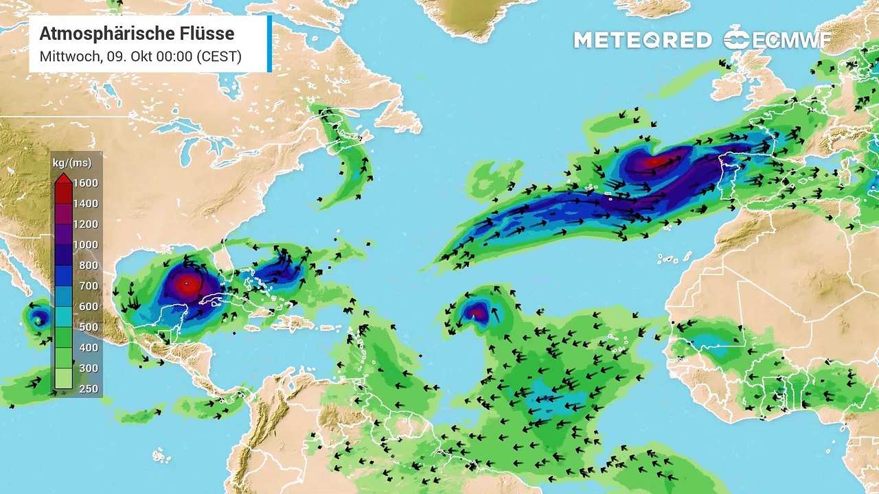 Hurrikan Kirk zieht nach Europa, schwächt sich dabei ab- trotzdem kann er noch sehr gefährlich werden