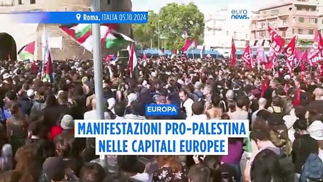 Gaza: migliaia di manifestanti in tutta Europa per dire stop alla guerra