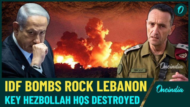VIDEO| IDF Bombs Beirut Again: Over 2,000 Casualties, Hezbollah Strike After Nasrallah's Death