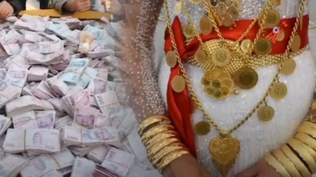 Aşiret düğünde yine paraya boğdu
