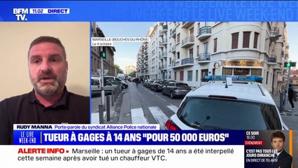 "Les policiers ont besoin d'aide", estime Rudy Manna, porte-parole du syndicat Alliance Police nationale après les assassinats récents à Marseille