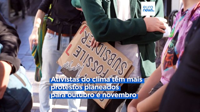 Greta Thunberg detida durante protesto contra subsídios aos combustíveis fósseis em Bruxelas