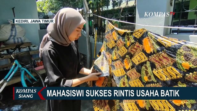 Lestarikan Budaya, Mahasiswi di Kediri Sukses Tekuni Usaha Batik hingga Terjual ke Luar Negeri