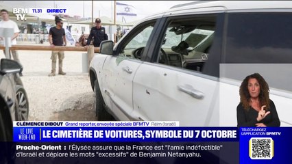 Au cœur du cimetière de voitures du 7 octobre
