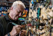 Grandad dubbed 'Dr Pinball' with a four year waiting list to repair machines