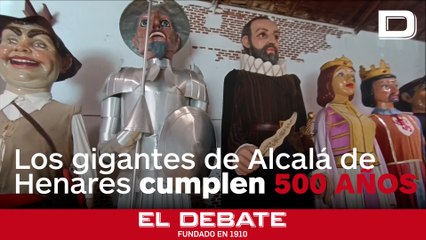 Los gigantes de Alcalá de Henares se preparan para celebrar sus primeros 500 años