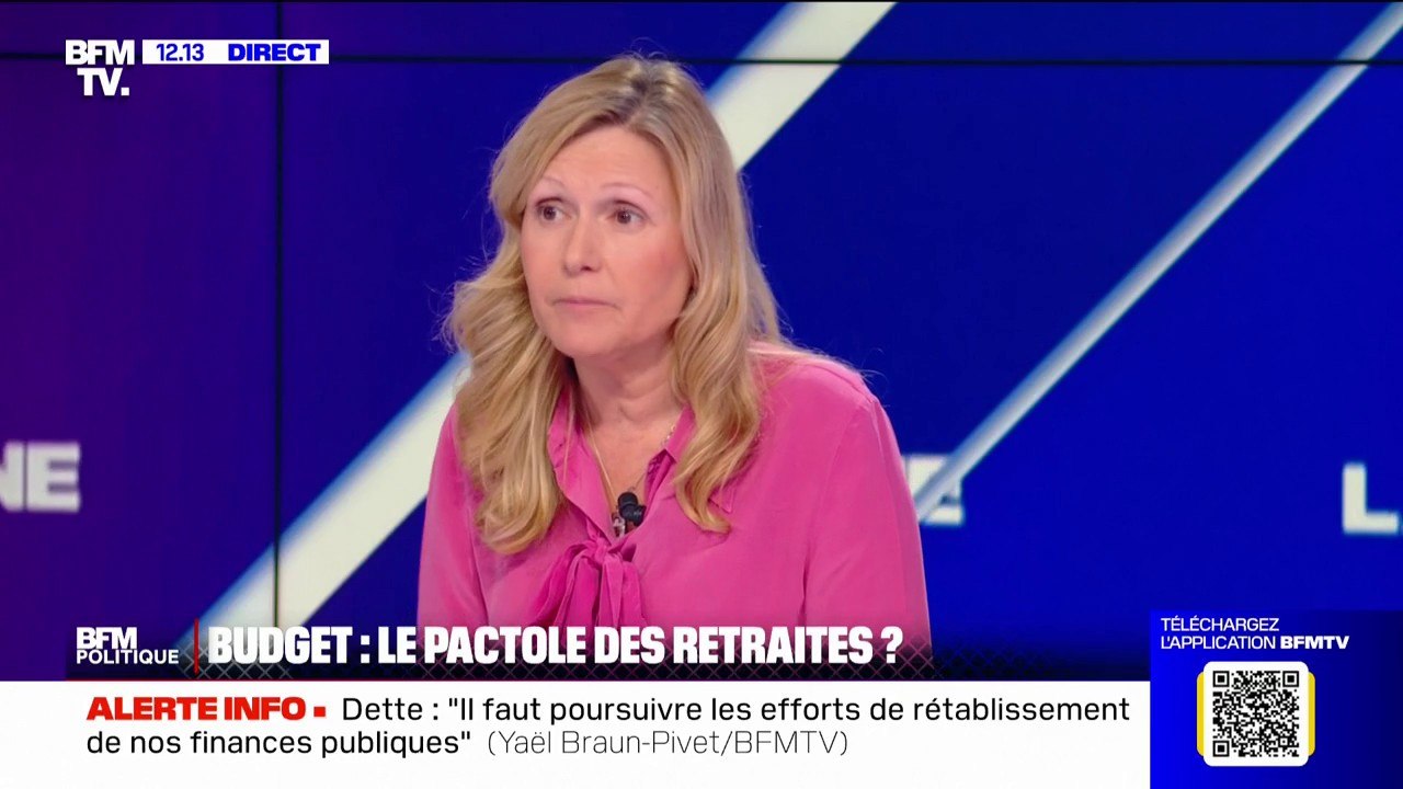 "Je crois qu'il ne faut pas toucher aux petites retraites": Yaël Braun-Pivet, présidente de l'Assemblée nationale, à propos du budget