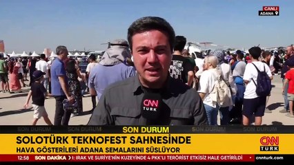 SOLOTÜRK TEKNOFEST sahnesinde! Hava gösterileri adana semalarını süslüyor