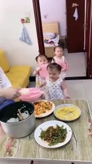 3 cute nighty baby gril