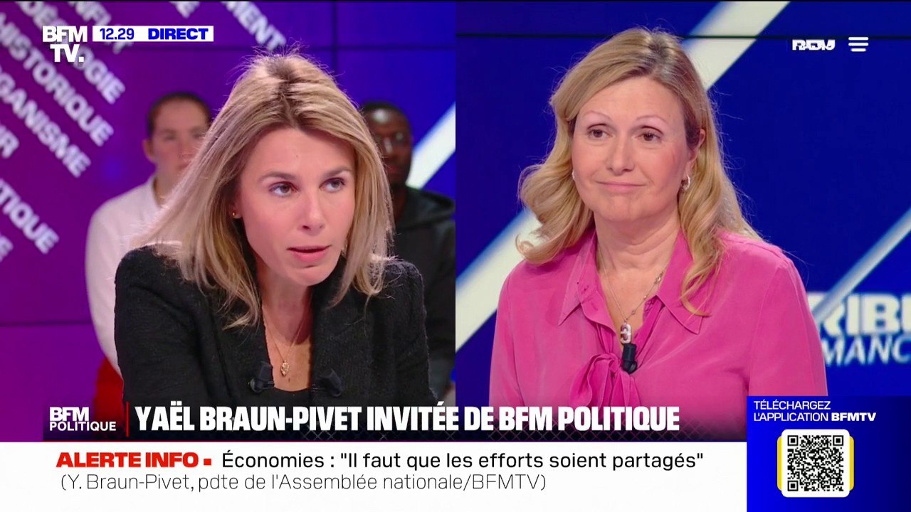 Drapeaux palestiniens dans les universités: Yaël Braun-Pivet juge les propos de Jean-Luc Mélenchon "préoccupants"