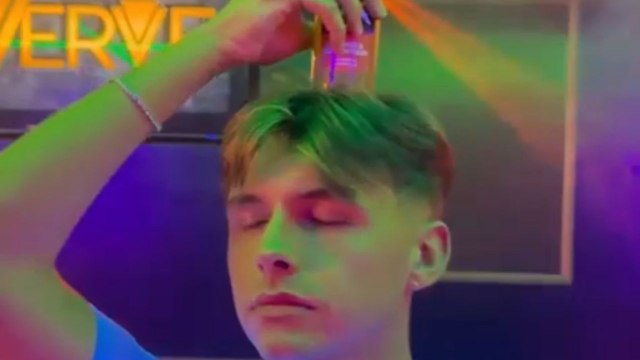 Girls face instant regret after putting too much trust in friend's bottle-balancing chops