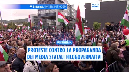 Ungheria: migliaia protestano contro la "fabbrica di propaganda" dei media statali