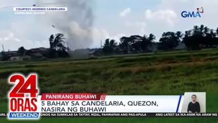 5 bahay sa Candelaria, Quezon, nasira ng buhawi | 24 Oras Weekend