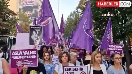 Eskişehir'de Kadın Cinayetleri Protesto Edildi