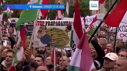 Manifestation monstre à Budapest contre la mainmise du gouvernement hongroise sur les médias